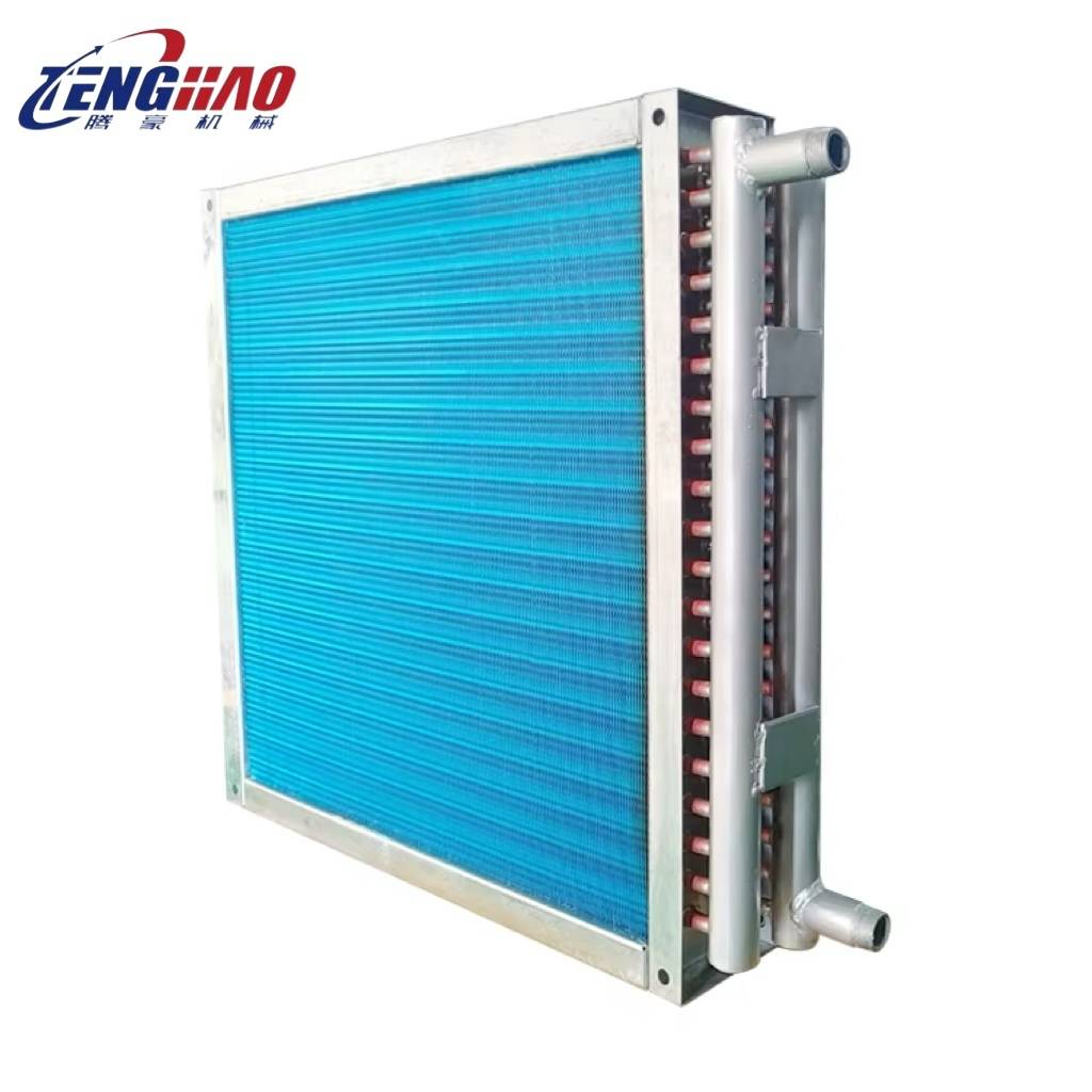 Tube and Fin Heat Exchanger for Refrigeration and Dehumidification