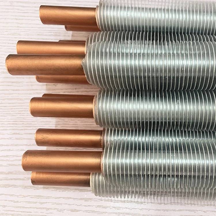 Copper Fin Copper Steam Finned Tube  Price Guangzhou Factory